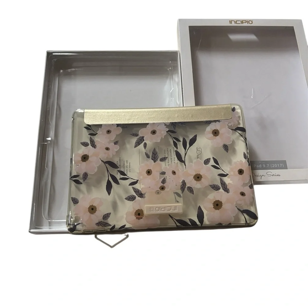 Incipio Design Series | Gold & Floral Design New iPad 9.7 2017 Girly Work Vibes